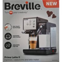 Еспресо машина Breville VCF108X Prima Latte II, 19 bar, 1050 W, снимка 5 - Кафемашини - 37068842