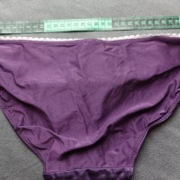 MarCollection M размер лилави сатенени бикини с ликра, снимка 5 - Бельо - 38388293