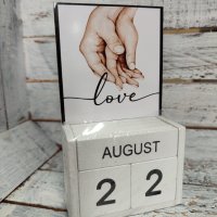 Вечен календар за влюбени, снимка 1 - Романтични подаръци - 43804148