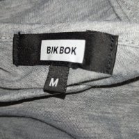 Bik Bok -L- Нова лека лятна рокля от тънко трико в сиво , снимка 5 - Рокли - 37481193