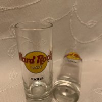 Чашки за шот Hard Rock Café Paris 2 бр Pair of Shot Glasses HRC Paris, снимка 6 - Колекции - 44131374