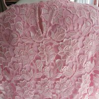 НАМАЛЕНИЕ-20% ИЗКЛЮЧИТЕЛНО КРАСИВА розова риза/блуза в дантела ХЛ/2ХЛ размер , снимка 4 - Ризи - 28361211