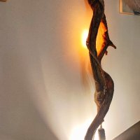 Висящ дървен полилей , снимка 7 - Лампи за таван - 43844802