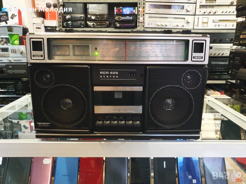 Радиокасетофон SABA RCR 405 Stereo В отлично техническо и визуално състояние., снимка 1
