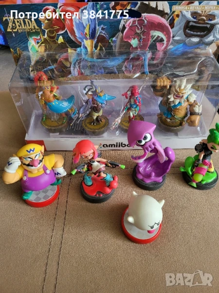 9 amiibo - та комплект Zelda/Splatoon/Mario, снимка 1