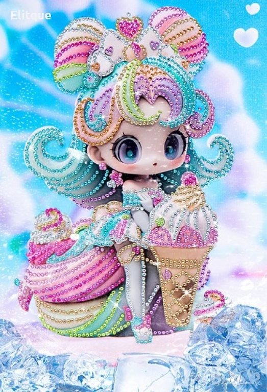 Детски диамантени гоблени с принцеси WJC1 , снимка 1