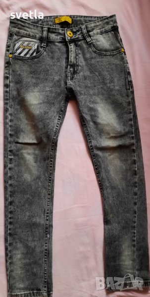 Сиви дънки за момче,актуален модел, снимка 1