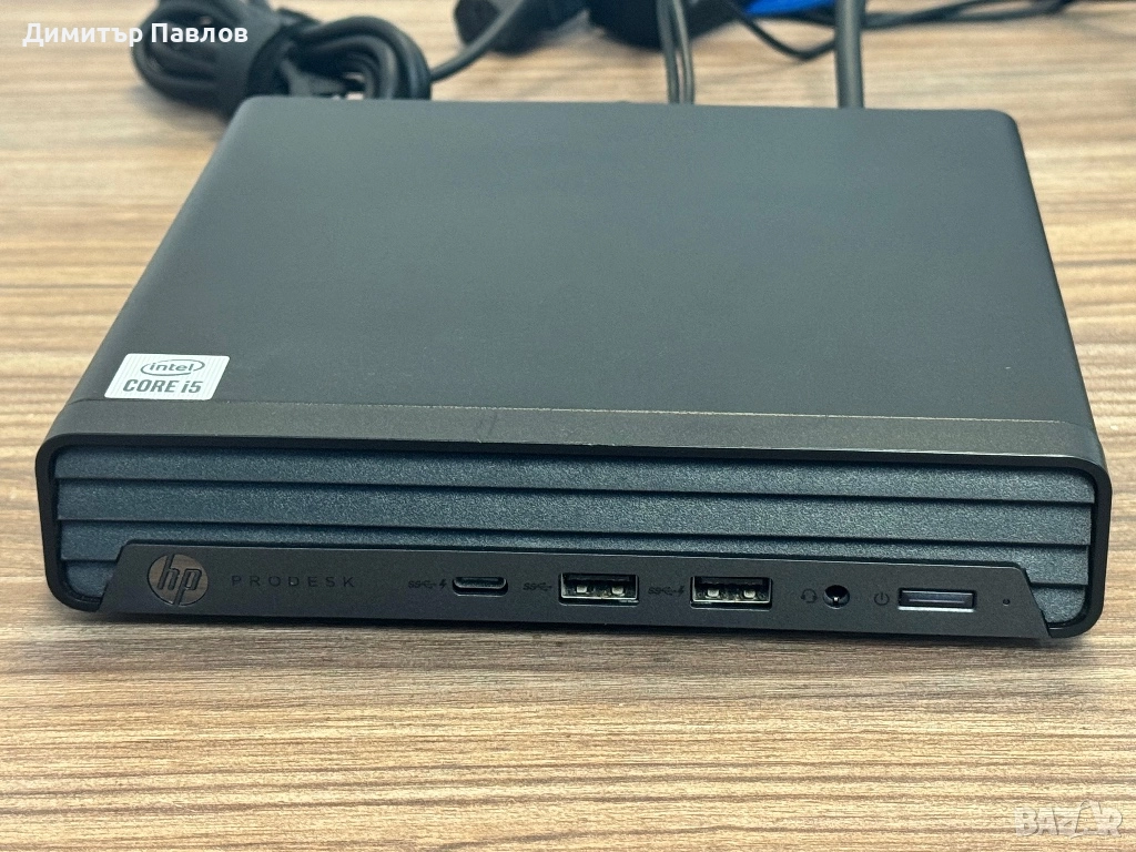 HP ProDesk 400 G6 Mini / Intel i5-10500T / 256GB / 16GB / UHD 630 / Wi-Fi, снимка 1
