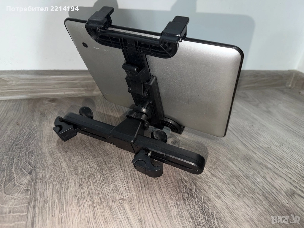 Таблет за кола + стойка за подглавник + зарядно, снимка 1