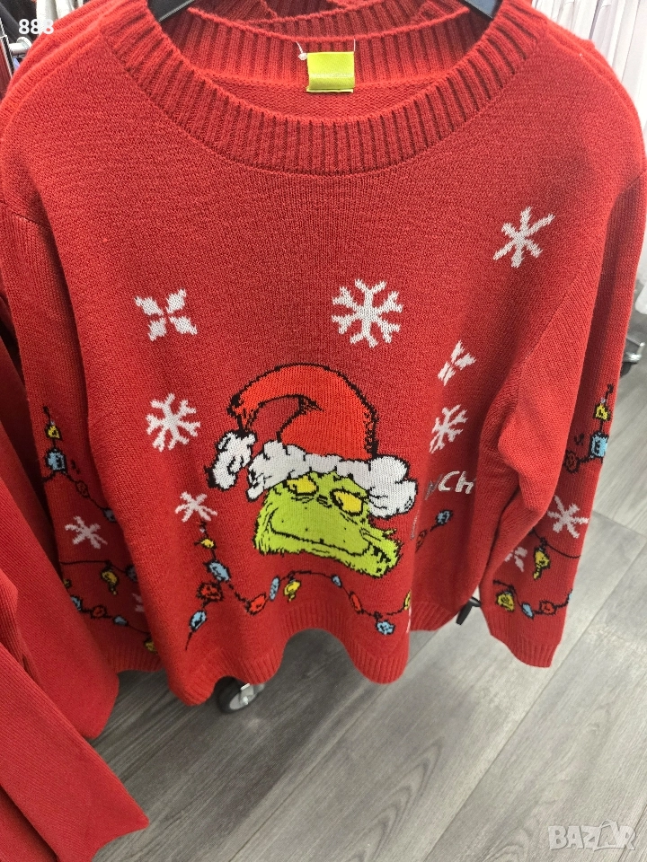 дамски коледни блузи Grinch , снимка 1