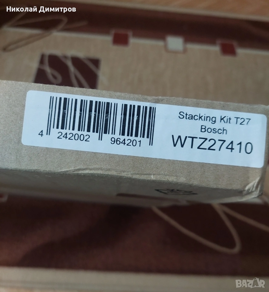 Свързващ кит Bosch WTZ27410, снимка 1