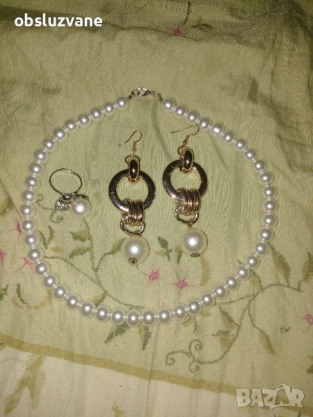 Сет бели перли в 4 части ✨🎉, снимка 1