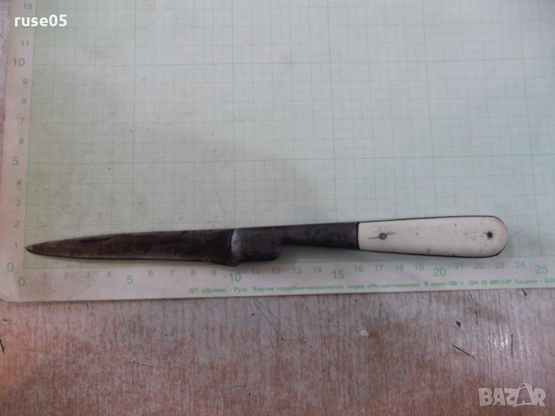 Нож сгъваем "59 SAUVAGNAT GARANTI" с костни чирени, снимка 1