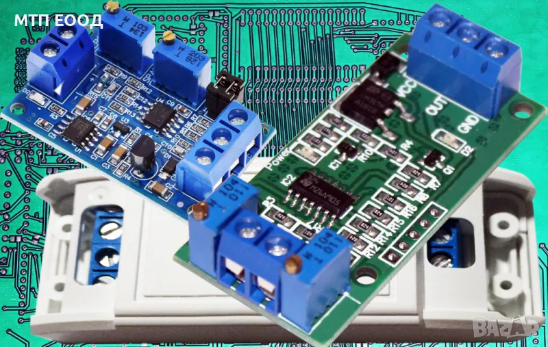 Токов конвектор 4-20mA, трансмитер, преобразовател напрежение, конвертор, снимка 1