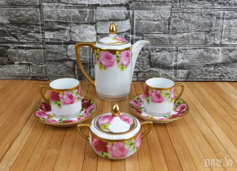 Сервиз за двама с рози - Beyer & Bock, снимка 1