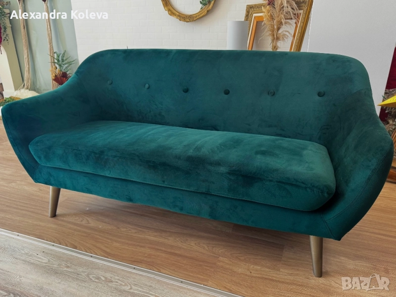 Зелен Диван EGEDAL (JYSK), снимка 1