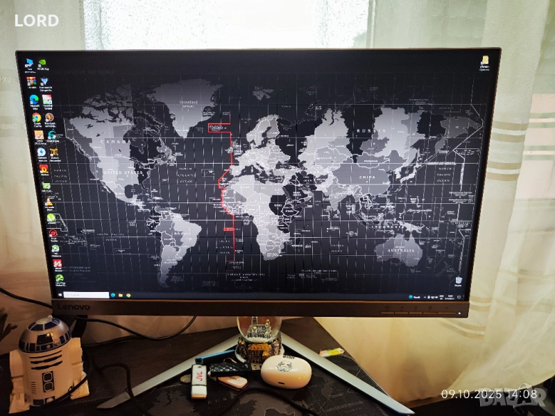 Монитор 2K Lenovo L24q-10, снимка 1