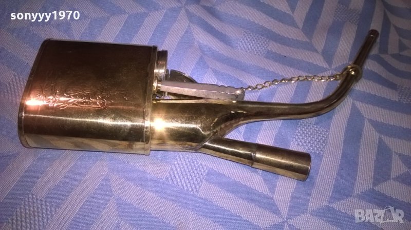 лула-мед/месинг-антика-цвят злато-20х11х3см, снимка 1