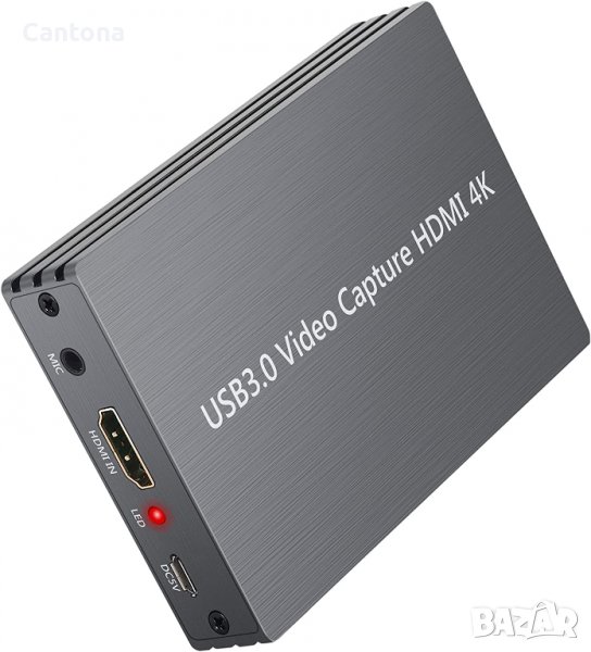 HDMI карта за заснемане на видео,  USB 3.0 HDMI, 4K, 1080P към USB 3.0 Заснемане игри на живо с HDMI, снимка 1