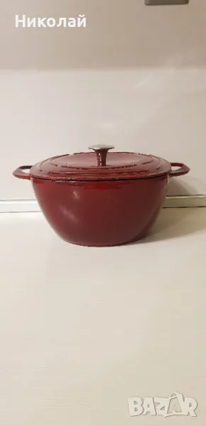 Емайлирана чугунена тенджера 4,5л, снимка 1