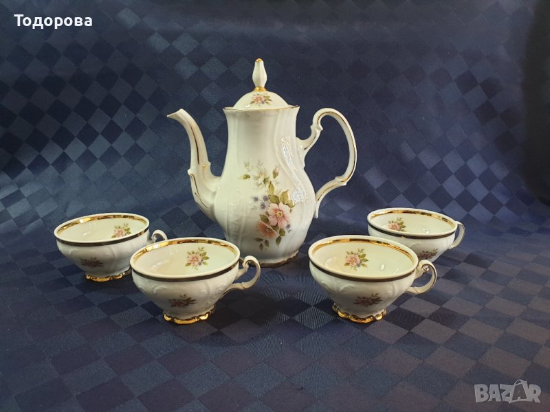 Бароков сервиз за чай,кафе Schönknecht Reichenbach, снимка 1