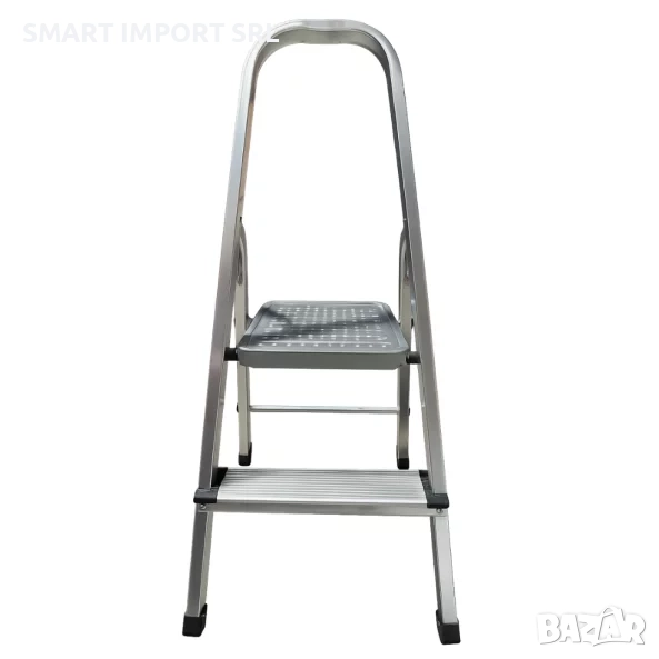 Алуминиева сгъваема стълба KMH0102, 2 стъпала, снимка 1