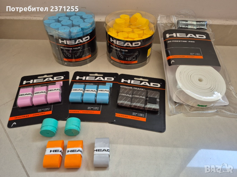 Качествени основни и покривни грипове и антивибратори за тенис и бадминтон, снимка 1