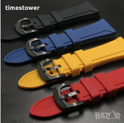 Силиконова каишка за часовник 22/24/26мм., снимка 1