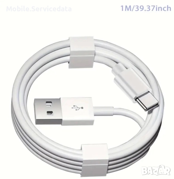 Оригинален Samsung USB Type C кабел за зареждане със скорост до 3A, снимка 1