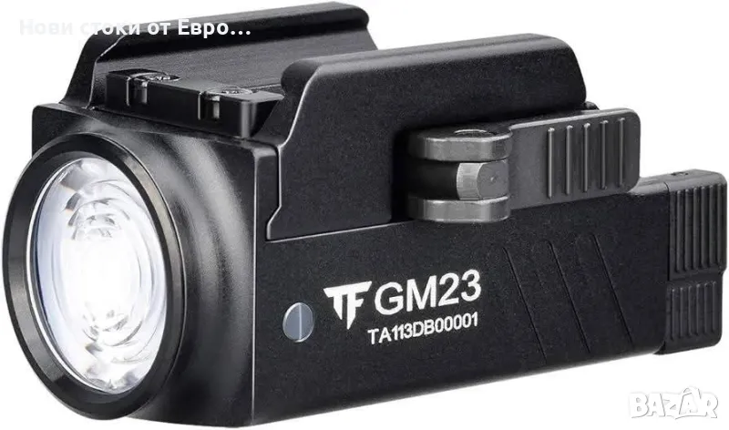 Пистолетна светлина TrustFire GM23 800 лумена Glock Gun Rail Mounted фенерче, USB, снимка 1