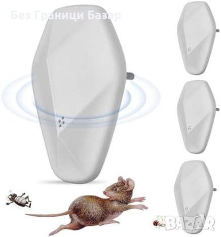 Нов Еко Отблъсквател за Всички Вредители - 4 броя, Голямо Покритие, снимка 1