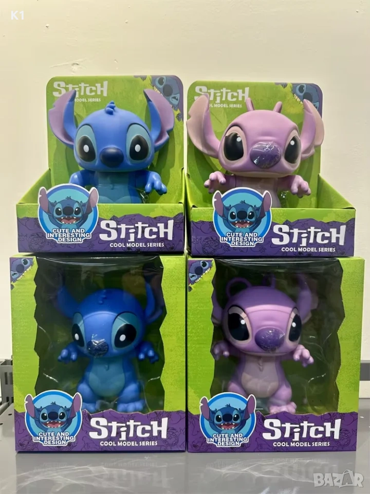 Големи луксозни фигурки Стич и Ейнджъл 20см, Stitch Angel фигурка, снимка 1
