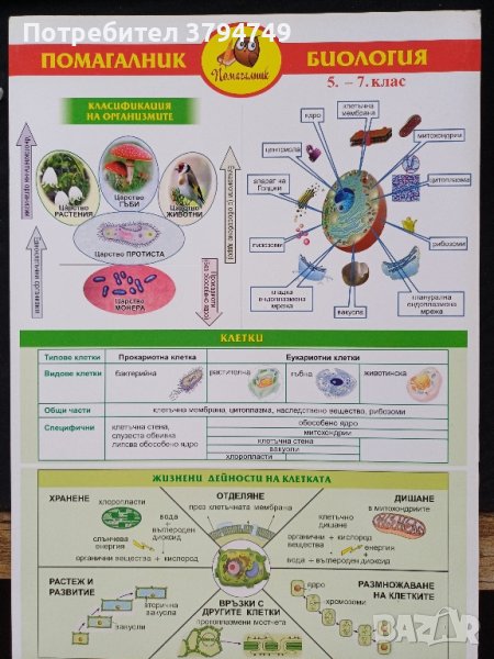 Помагало по Биология, снимка 1