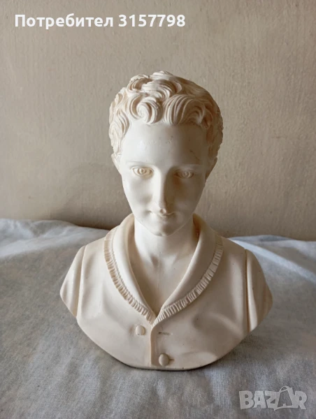 Бюст от алабастър, снимка 1