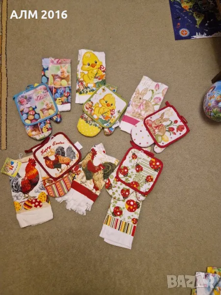 Великденски комплект ръкохватка с хавлия, снимка 1