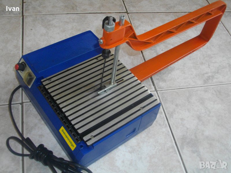 Мини Контурен Трион-Немски-Dekupiersage-Отличен-90мм Рязане-Регулация, снимка 1