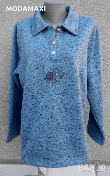 3XL Нова плетена и ватирана блуза, снимка 1