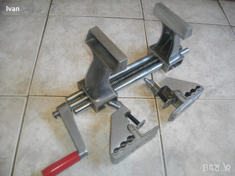 Швейцарско Алуминиево Менгеме-Голям Захват-16см-С 2 Щипки Оригинални-SWISS MADE-Почти Ново, снимка 1