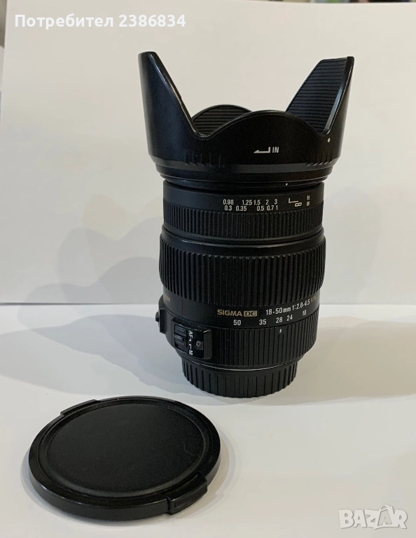 Обектив Sigma 18-50mm f/2.8-4.5 HSM, снимка 1