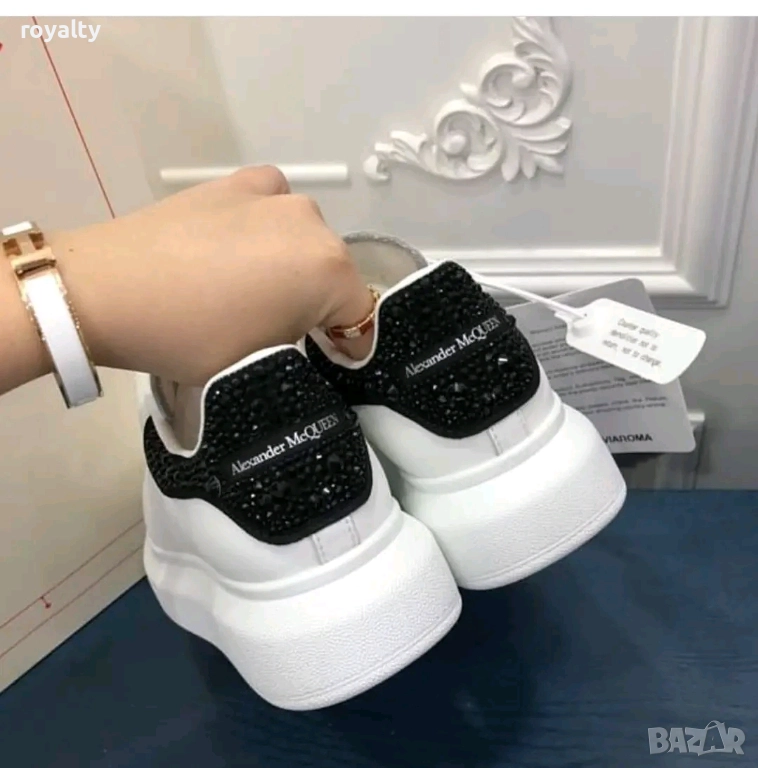 Alexander McQueen Дамски Маратонки С Камъни 36-40 Номер , снимка 1