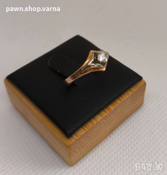 Винтидж златен пръстен – съветско злато, 583, снимка 1