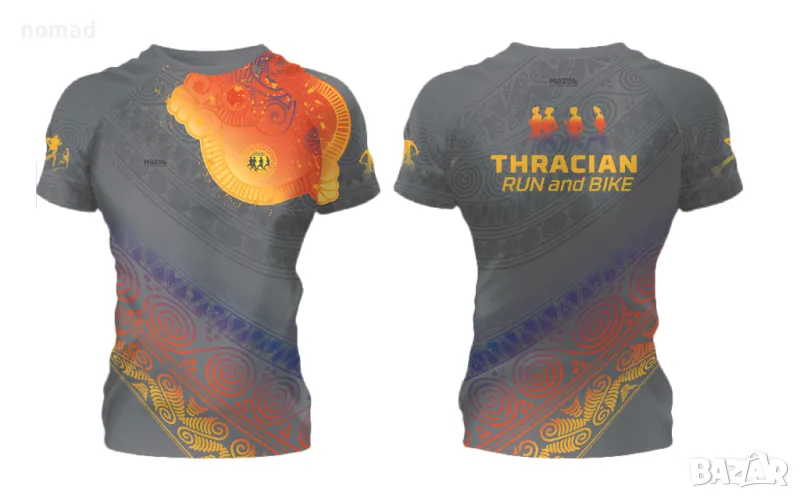 Уникални тениски Thracian Run and Bike I Бягане, Спорт, Туризъм, снимка 1