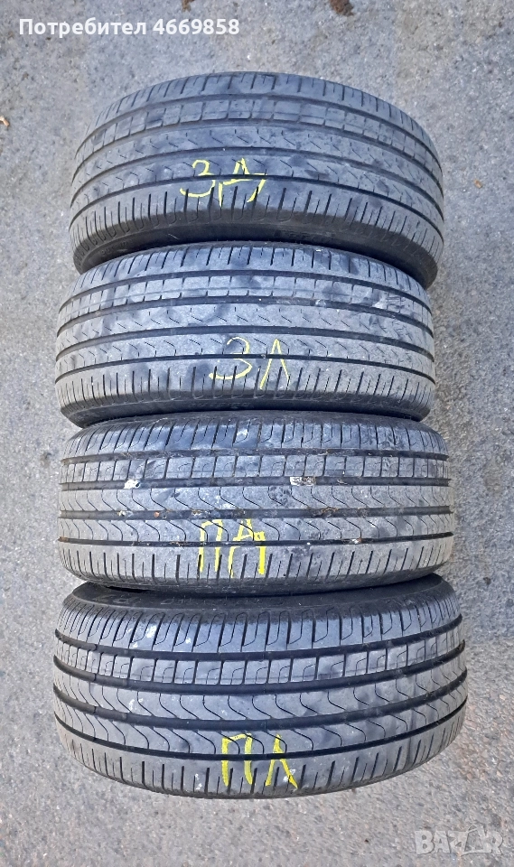 4бр. Летни Гуми PIREli 225 / 45 R17, снимка 1