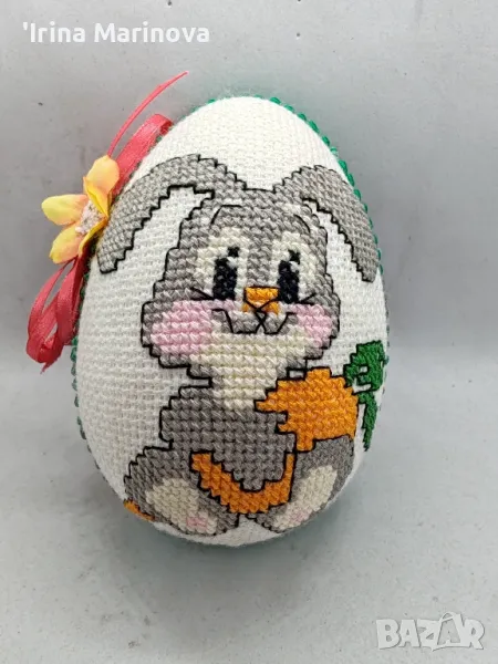 Бродирано Великденско яйце , снимка 1