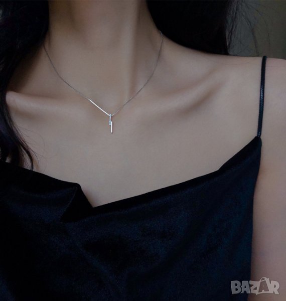 Тотална разпродажба - 50% Сребърно колие /2428/, снимка 1