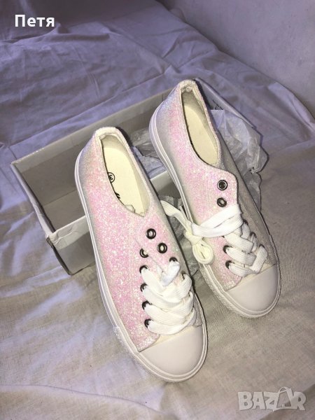 Дамски гуменки - брокатени, снимка 1