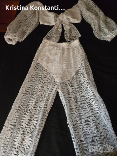 Летен дантелен комплект, снимка 1