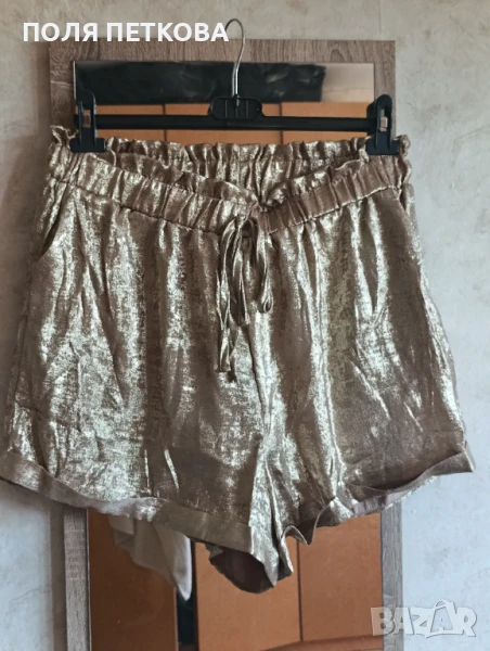 Златни къси панталонки, снимка 1