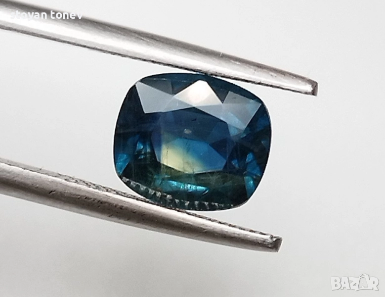 Сапфир с цвета на Карибите - 1.50кт.! Нов!, снимка 1