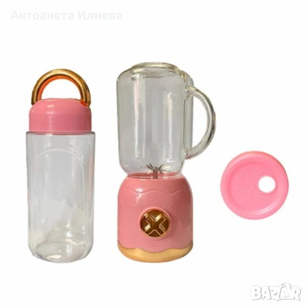 Преносим блендер за сокоизстискване, млечни шейкове, бебешка храна и плодови напитки, снимка 1